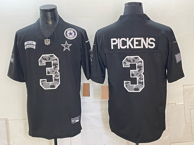 Men Dallas cowboys #3 Pickens black Nike NFL Jerseys 101101->new york giants->NFL Jersey